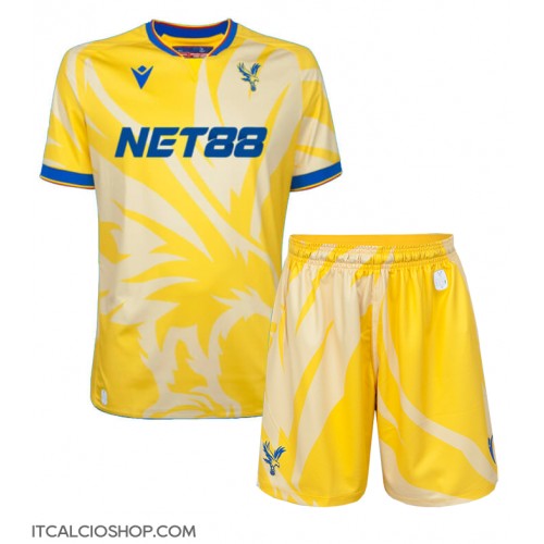 Crystal Palace Eberechi Eze #10 Seconda Maglia Bambino 2024-25 Manica Corta (+ Pantaloni corti)